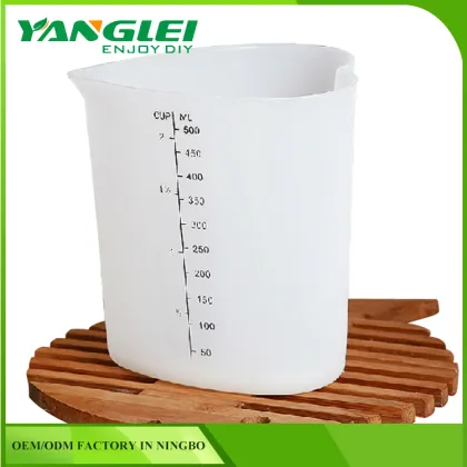 500ml Kitchen Baking Silicone Measuring Cup With Scale