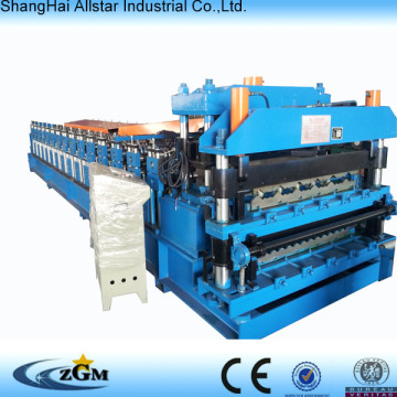 double layer machine/high quality double layer roll forming machine /roof tile making machine
