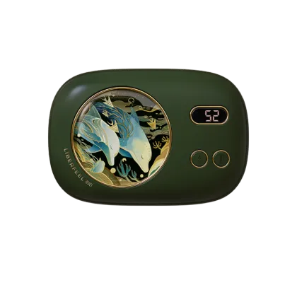 Pocket OEM Logo 10000mAh Portable ADATA Display Hand Warmer Power Bank