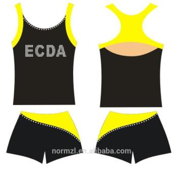 Custom university sports meet team sportswear cheerleading uniforms