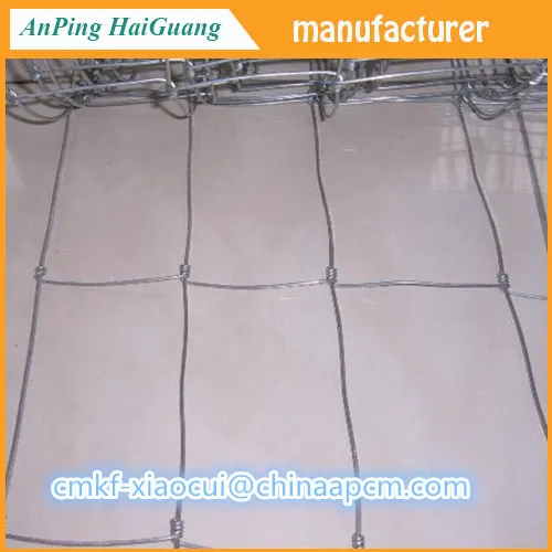 high tension cheap horse fence and big mesh