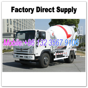 4x2 4*2 6 wheel cement concrete mixer truck for sale
