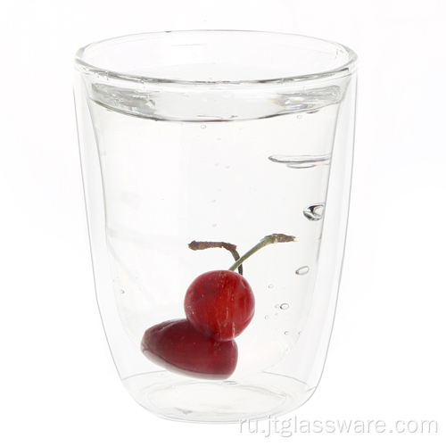 Чашка для воды из боросиликатного прозрачного стекла для чая и кофе