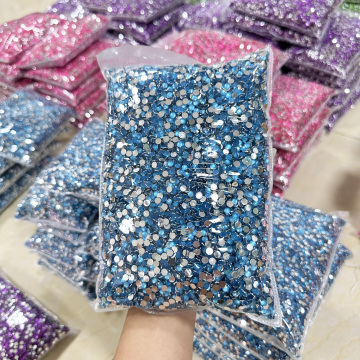 WHATSTONE Neon Resin Rhinestones: 3mm, 4mm, and 5mm Flat Back Silver Bottom Glow Stones under UV Light