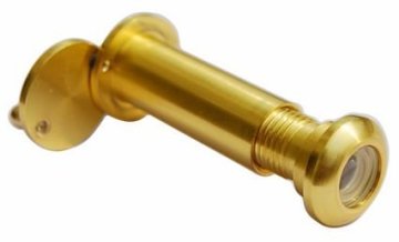 DV1612YG160:Solid Brass Door Viewer