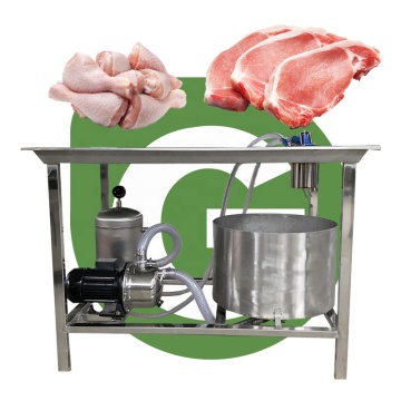 Pistola de inyector de pollo y carne de res para el precio de la carne de pechuga de solución salina y pepinillo
