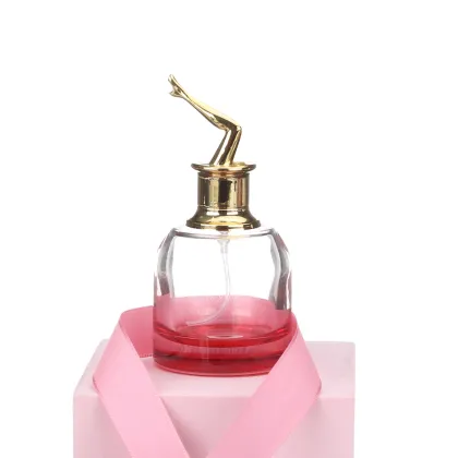 Wholesale 50ml Gaultier Cylinder Glass Perfume Bottle