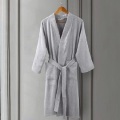 Grey cut flower coral fleece women's nightdress