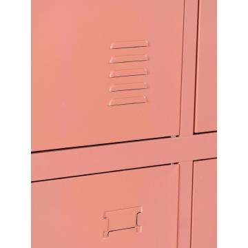 2 Lockers de metal padrão de nível 6 Porta