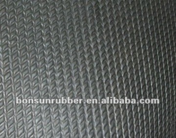 3mm-6mm thick Anti-slip rubber matting-rice shape