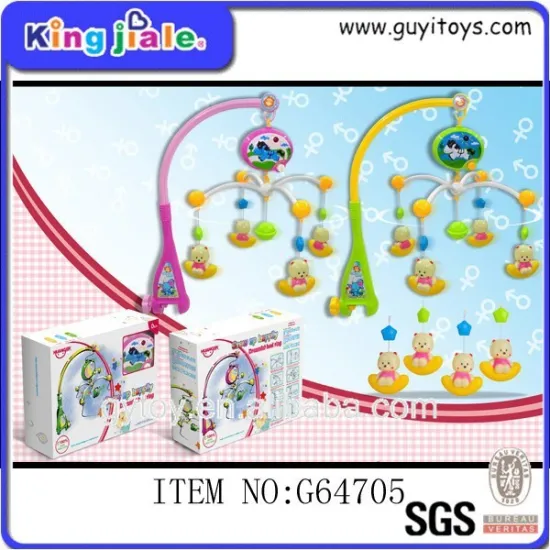 Musical hanging mobile cheap baby rotating toys