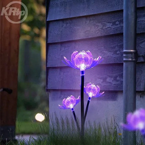 Outdoor Garden Flower Lights