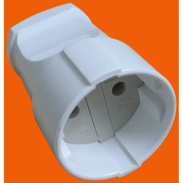 Soket Listrik 2 Pin Bulat Gaya Eropa (P8062)