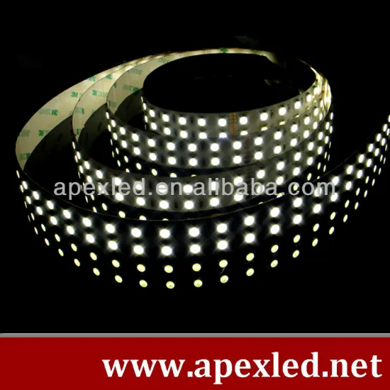 144leds led ribbon light in white pcb with 3M adhesive tape