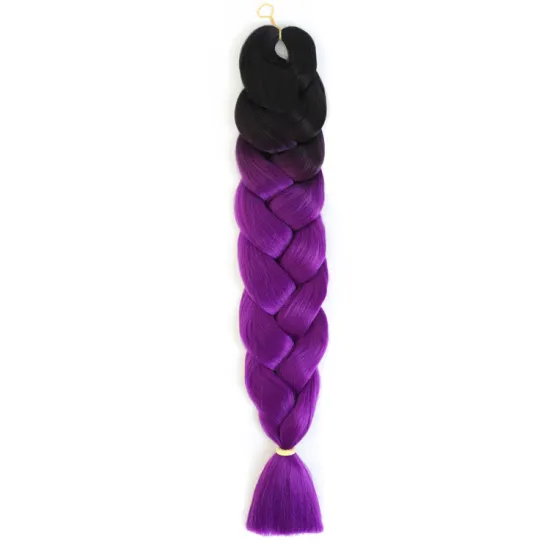 32 Inch 165G High Temperature Fiber Two Tone Color Synthetic Hair Ultra Jumbo Braid
