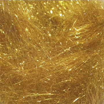 4.0 Denier de 54 mm de fibra metálica brillante para manualidades