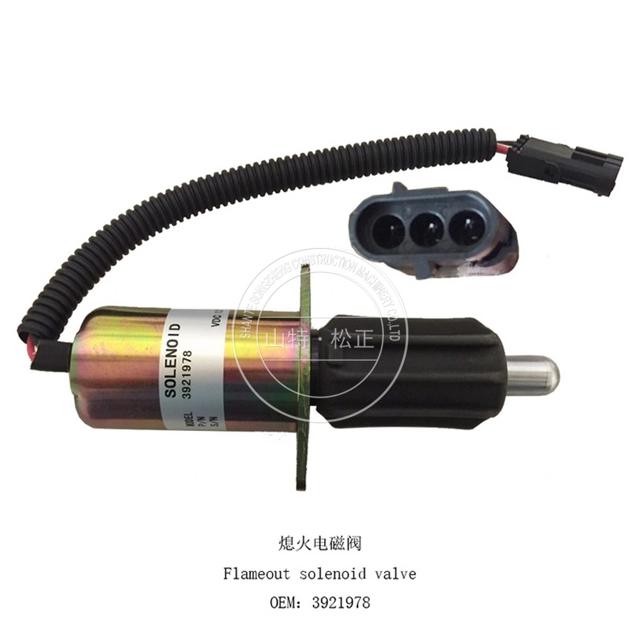 Cummins 6CT Engine 12V Flameout Solenoid Valve 3921978 China ...