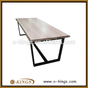 Long size 8 or 10 seater dining table for restaurant