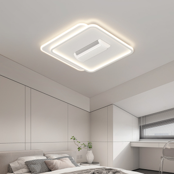 Bilik tidur Spektrum penuh kipas siling bladeless dengan cahaya LED dan kawalan jauh
