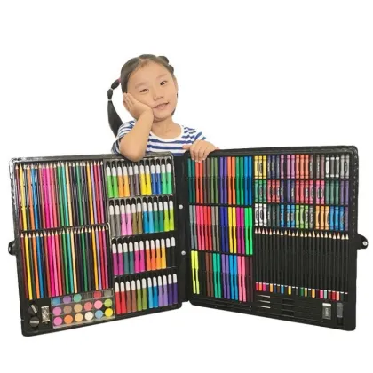 258 Pcs Art Set - Hot Art Canvas Paint Set Supplies for Kids
