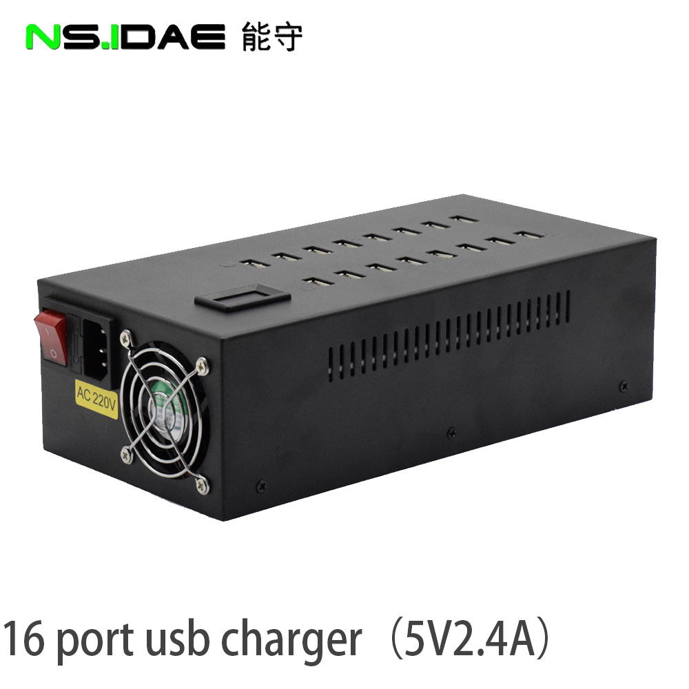 Estação de carregamento USB de 16 portas 200W