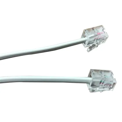 6p2c Round Phone Cords Rj11 Cable