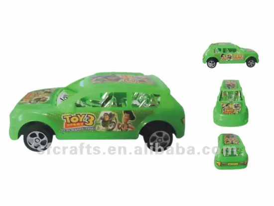 Cheap plastic pull back racing car toy