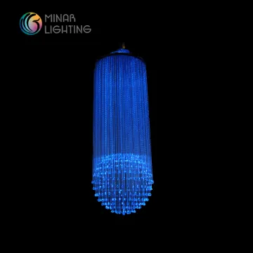 Halogen Fiber Optic Light Ball Chandelier for Night Club Lighting
