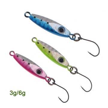 Shore Jigging Hard Metal Baits for Sea Bass - 3g and 6g JIG Lures