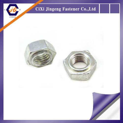 Hexagon Weld Nuts Zinc Plated Weld Nuts, High Quality Hexagon Weld Nuts