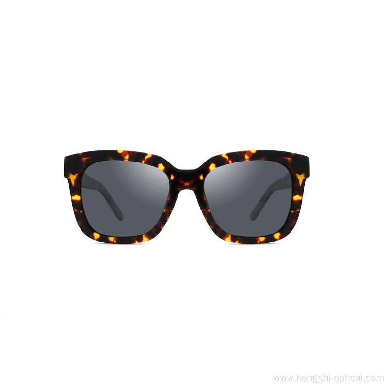 Womens Fashion Glasses Acetate Frame CR-39 Polarized Lenses Sunglasses