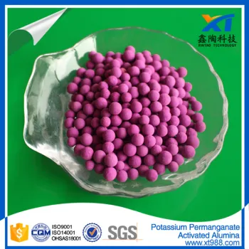XINTAO potassium permanganate activated alumina to remove Ethynene from fruits