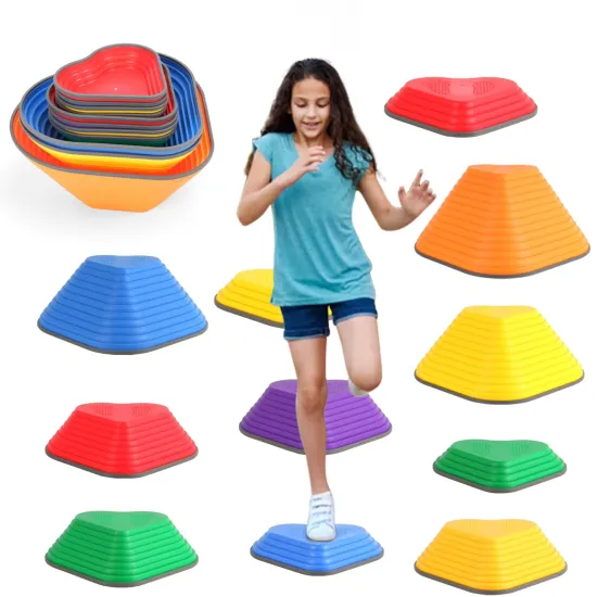 11-Piece Indoor Sensory Toy Set: Balance Training Equipment & Gymnastic Stepping Stones for Autism Children