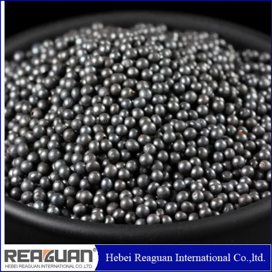 Sandblasting media steel shot with blasting
