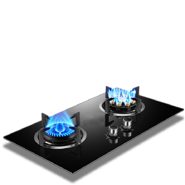 China High Quality Factory Customized 2 Burner Gas Stove Tempered Glass Cooktop Panel
