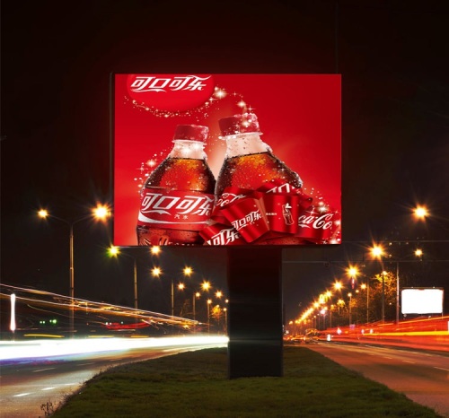 Wyświetlacz LED na zewnątrz cyfrowy billboard