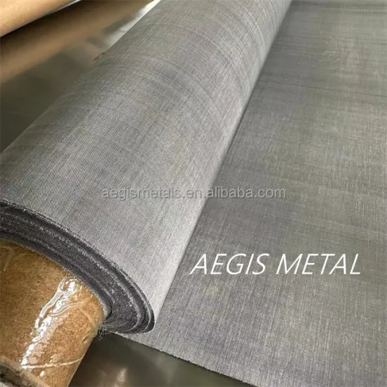 80 Mesh Ni 200 Metal Wire Woven Net Fabric Roll - Electromagnetic Shielding Nickel Mesh