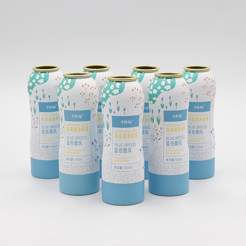 Protetor solar spray latas de aerossol garrafas