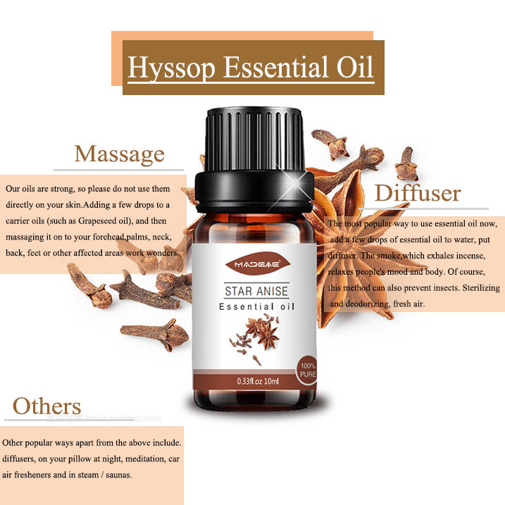 Best selling star anise oil for body care