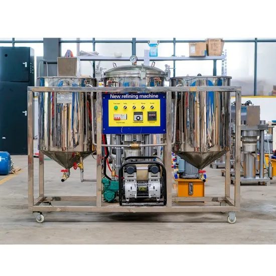 Palm Kernel Sunflower Groundnut Soybean Crude Oil Refinery