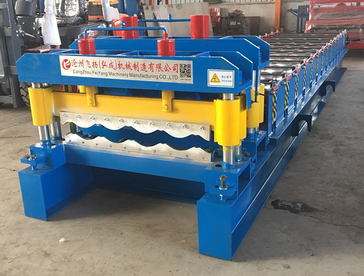 color steel glazed tile roll forming machine 