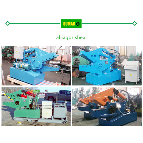 Scrap waste hydraulic metal steel wire shear machinery