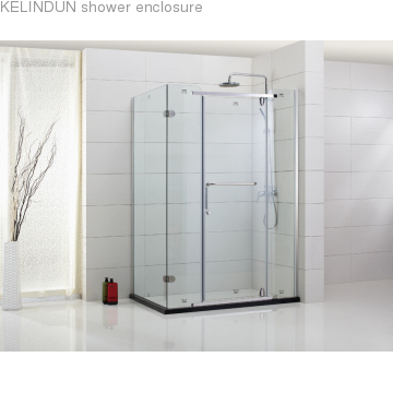 Semi-Frameless rectangular hinge shower enclosure XIZ-002