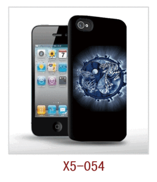 Ejderha ve kaplan resim Iphone5 davasında, pc Case kauçuk kaplı, 3d resim, birden fazla renk kullanılabilir