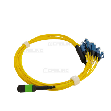 12-24 Core MPO to LC Fanout Cable OM3 OM4 - Geteknet Fiber Optic Patch Cord