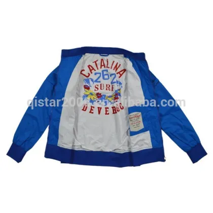 blue bomber jacket for women