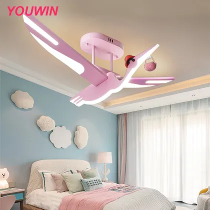 Wholesale Hot Selling Modern Annunciation Bird LED Ceiling Light - Dimmable and Customizable for Kids Room