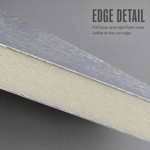 aluminum foil faced PU or PIR sandwich panel