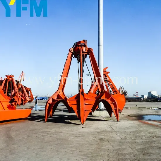 Four Rope Grab Bucket with Electro-Hydraulic System