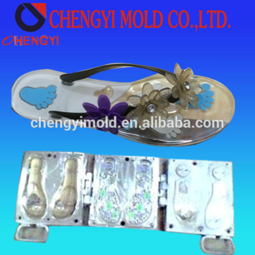 3d multi-color metal casting mould maker to shoes sole pvc jelly sandal mould